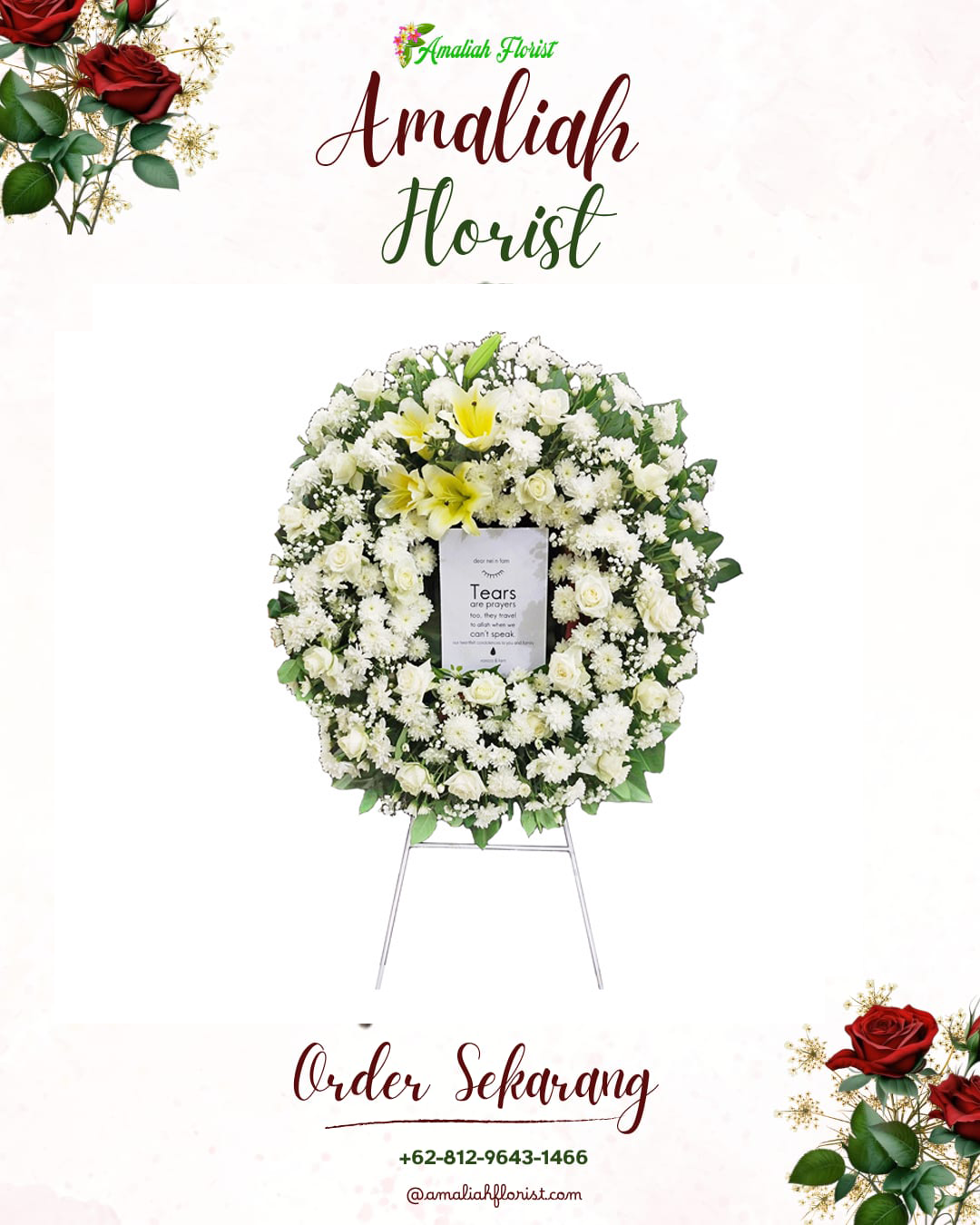 Krans Bunga Duka Karangmalang